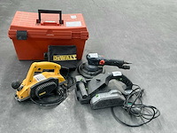 Dewalt dw680 schaafmachine en 2 diverse machines
