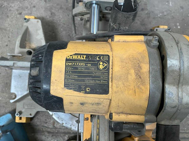 Dewalt dw717xps afkortcirkelzaagmachine - afbeelding 4 van  4