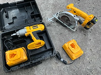 Dewalt dw936 cirkelzaag + dw059 slagmoersleutel - afbeelding 1 van  6
