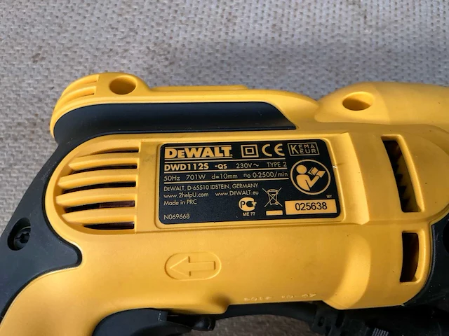 Dewalt dwd1125 boormachine - afbeelding 2 van  4