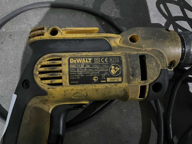 Dewalt dwd1125 boormachine - afbeelding 2 van  4