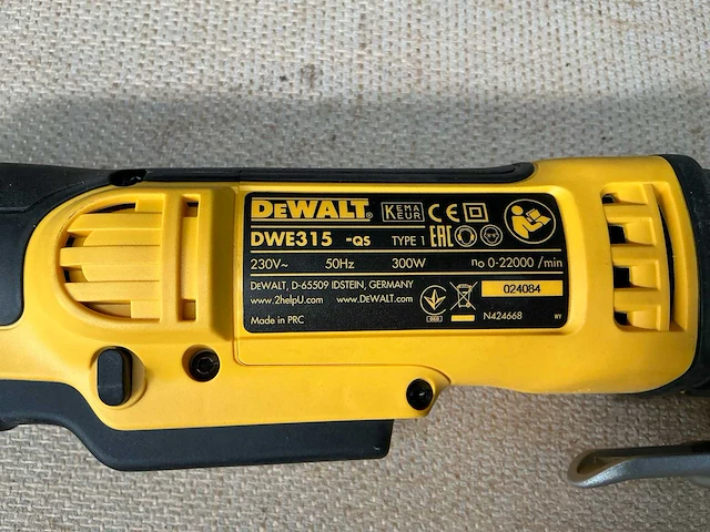 Dewalt dwe315 multitool - afbeelding 3 van  6