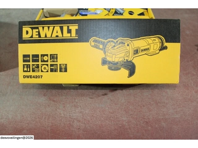 Dewalt dwe4207-qs haakse slijper + 2x dt40252 slijpschijf - afbeelding 2 van  5