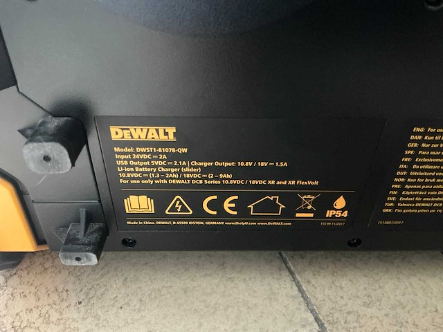 Dewalt dwst-1-81078qw accu werfradio - afbeelding 5 van  5