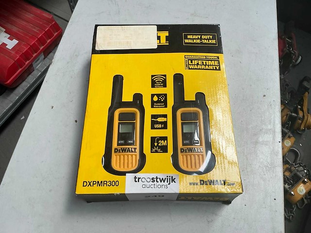 Dewalt dxpmr300 walkie-talkie - afbeelding 1 van  7