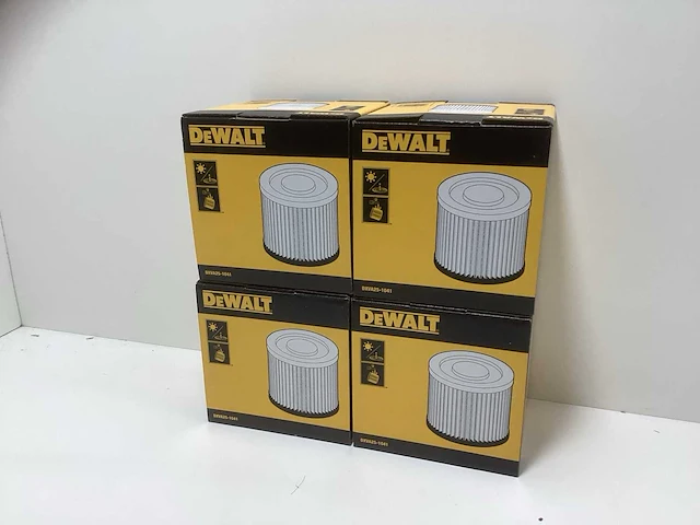 Dewalt dxva25-1041 cartridge filter voor bouwstogzuigers (4x) - afbeelding 2 van  5