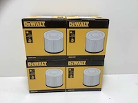 Dewalt dxva25-1041 cartridge filter voor bouwstogzuigers (4x)