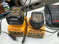 Dewalt en bosch diverse acculaders (4x) - afbeelding 2 van  4