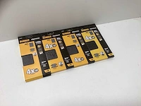 Dewalt extreme gaas schuurpapier set (93 x 190mm) - 4 pakken (40g t/m 240g) - afbeelding 1 van  5