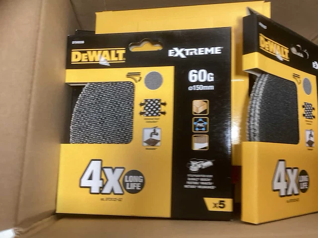 Dewalt extreme gaas schuurschijven partij - 150mm - div. korrel soorten - afbeelding 2 van  5