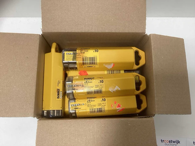 Dewalt extreme hss-g metaalboren partij - doos vol met 10-packs van diverse maten - afbeelding 1 van  5