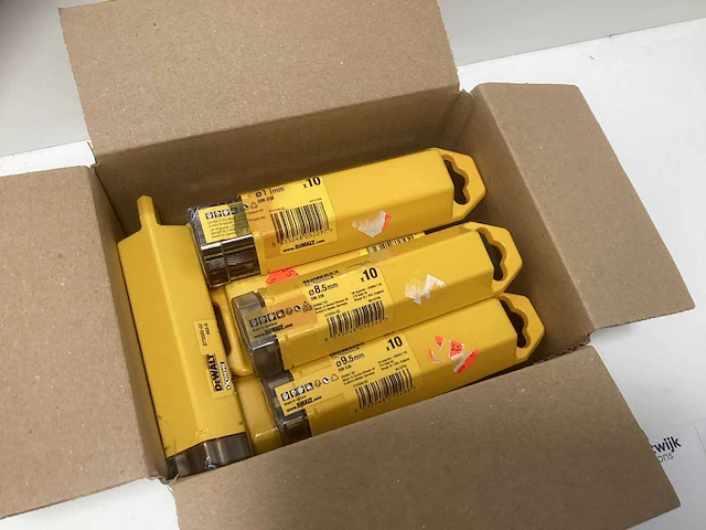 Dewalt extreme hss-g metaalboren partij - doos vol met 10-packs van diverse maten - afbeelding 5 van  5