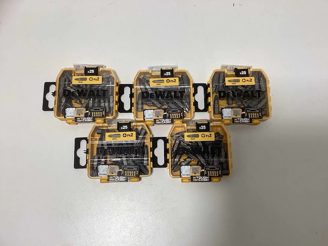 Dewalt flextorq bitset - 25-delig (pz2 & ph2) (5x) - afbeelding 1 van  5