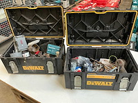 Dewalt gereedschapskoffer met inhoud (2x) - afbeelding 1 van  14