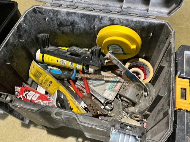 Dewalt gereedschapskoffer met inhoud (3x) - afbeelding 2 van  8