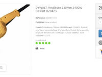 Dewalt haakse slijper d28423 qs - afbeelding 10 van  10