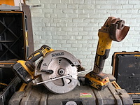 Dewalt handcirkelzaag + haakse slijper - afbeelding 1 van  12