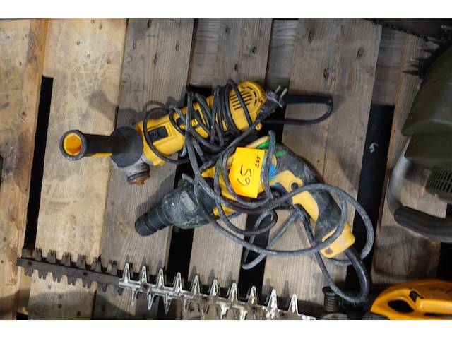 Dewalt kleine slijptol + boormachine - afbeelding 1 van  3