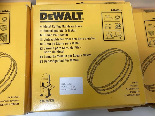 Dewalt lintzaagbladen 5-delig (dw738, dw739 & dw876) - afbeelding 3 van  6