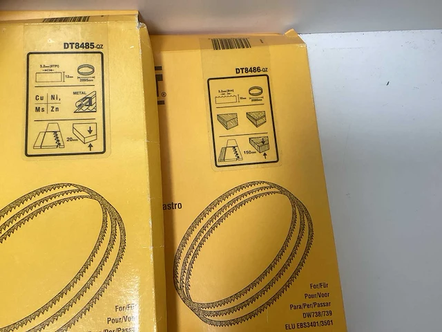 Dewalt lintzaagbladen 5-delig (dw738, dw739 & dw876) - afbeelding 6 van  6
