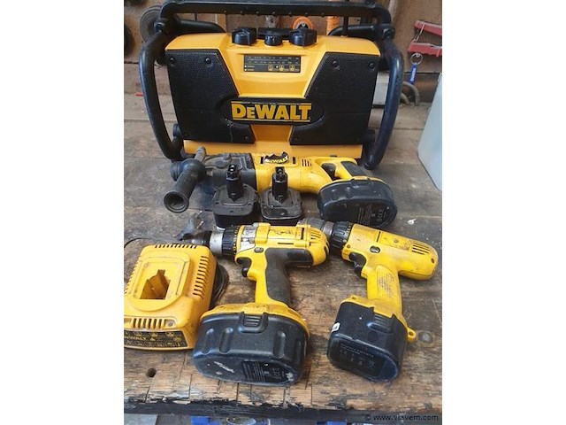 Dewalt radio, boorhamer en schroefmachines - afbeelding 1 van  1