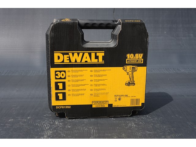 Dewalt slagschroevendraaier dcf815s2 10,8v - afbeelding 7 van  10