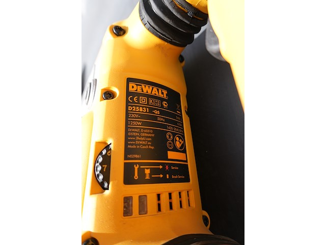 Dewalt sloophamer d25831k sds-max - afbeelding 5 van  8
