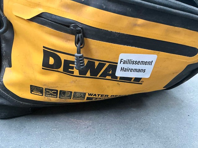 Dewalt stoffen gereedschapstas met inhoud - afbeelding 2 van  4