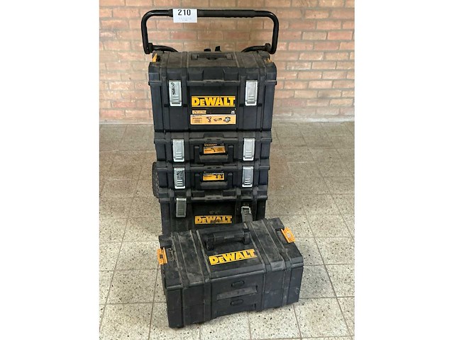 Dewalt t-stack gereedschapskoffer (5x) - afbeelding 2 van  4