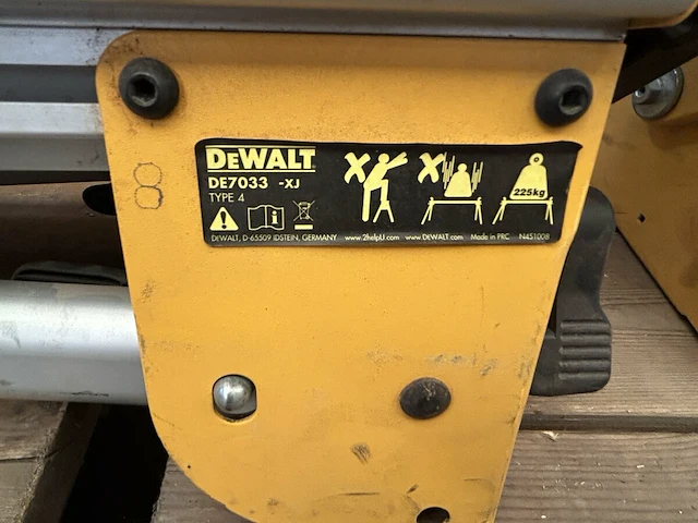 Dewalt universeel zaagtafel statief - afbeelding 2 van  4