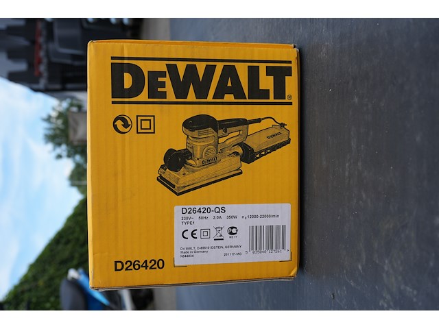 Dewalt vlakschuurmachine d26420 qs - afbeelding 6 van  6
