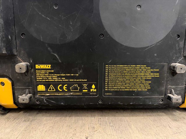 Dewalt werfradio - afbeelding 3 van  4