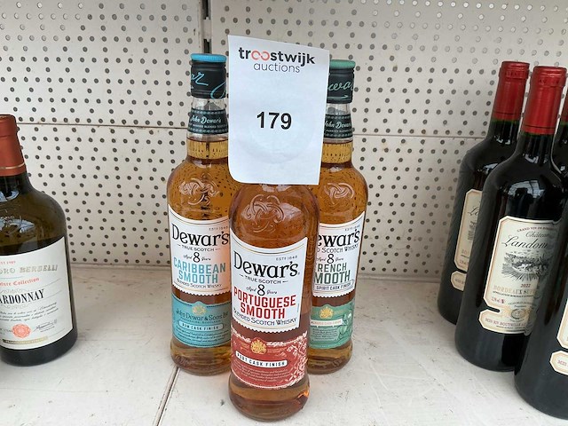 Dewars whisky (3x) - afbeelding 1 van  1