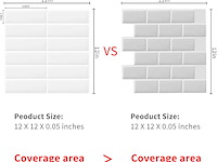 Dewoo 2 x 20-vellen tegelstickers (30,5 x 30,5 cm) - afbeelding 2 van  4