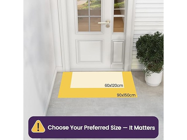 Dexi deurmat 2-delig (90 x 150 cm + 60 x 120 cm) - afbeelding 2 van  6