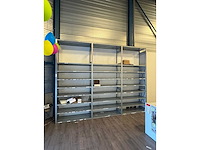 Dexion legbordstelling 3,9m lengte 60x300cm - afbeelding 1 van  3