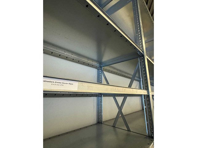 Dexion legbordstelling 3,9m lengte 60x300cm - afbeelding 2 van  3