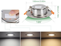 Dexnump led-inbouwspots set van 12 - afbeelding 3 van  3