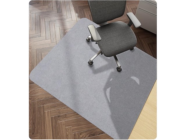 Dfionc bureaustoelmat, 90 x 140 cm grijs - afbeelding 1 van  2