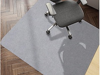 Dfionc bureaustoelmat, 90 x 140 cm grijs - afbeelding 1 van  2