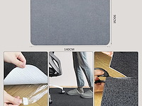 Dfionc bureaustoelmat, 90 x 140 cm grijs - afbeelding 2 van  2