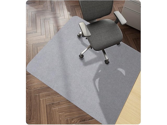 Dfionc bureaustoelmat, 90 x 140 cm grijs - afbeelding 1 van  2