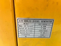 Dg11000se-3 dieselgenerator set dg11000se-3 – 8 kw – 230/400 v – super stil - afbeelding 5 van  8