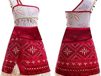 Dgmyfy vaiana prinsessenjurk (maat 100) - afbeelding 4 van  6