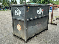 Dgv dubbelwandige metalen brandstoftank
