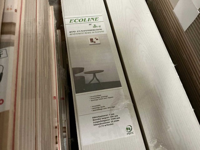 Dh-z ecoline mdf wand -en plafondpanelen 21,84m2 - afbeelding 2 van  2