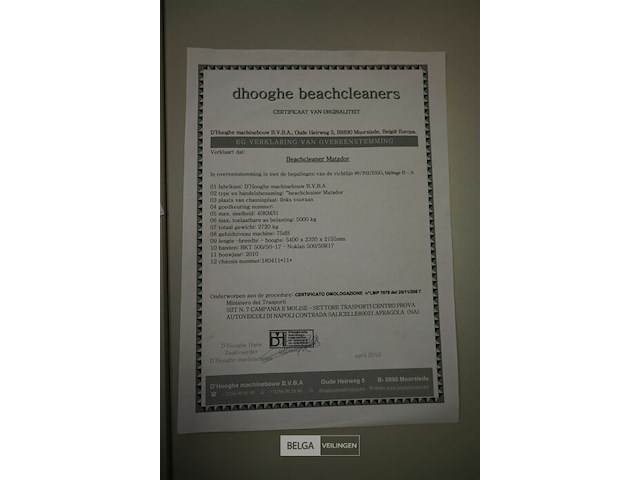 Dhooge beachcleaner matador - afbeelding 15 van  16