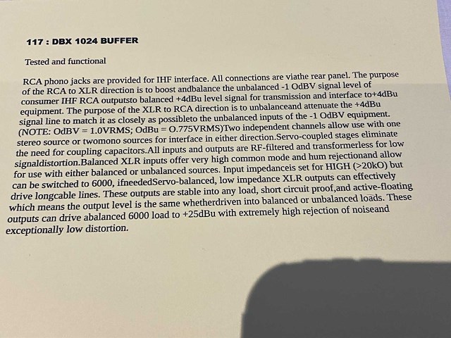 Dhx 1024 bufferversterker - afbeelding 3 van  3