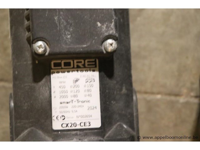 Diamandboormachine core cx20-ce3, 2000w - afbeelding 4 van  4