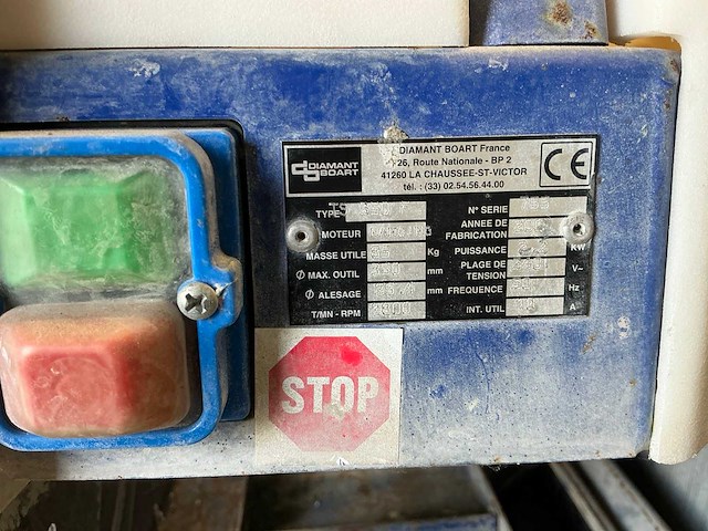 Diamant boart ts 350 f steenzaagmachine - afbeelding 2 van  5